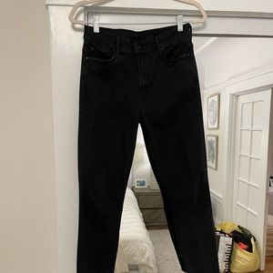 Mother Denim, stunner zip ankle fray, color: not guilty